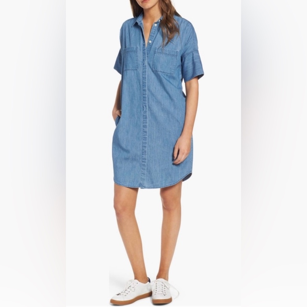 MADEWELL Denim Courier Shirtdress